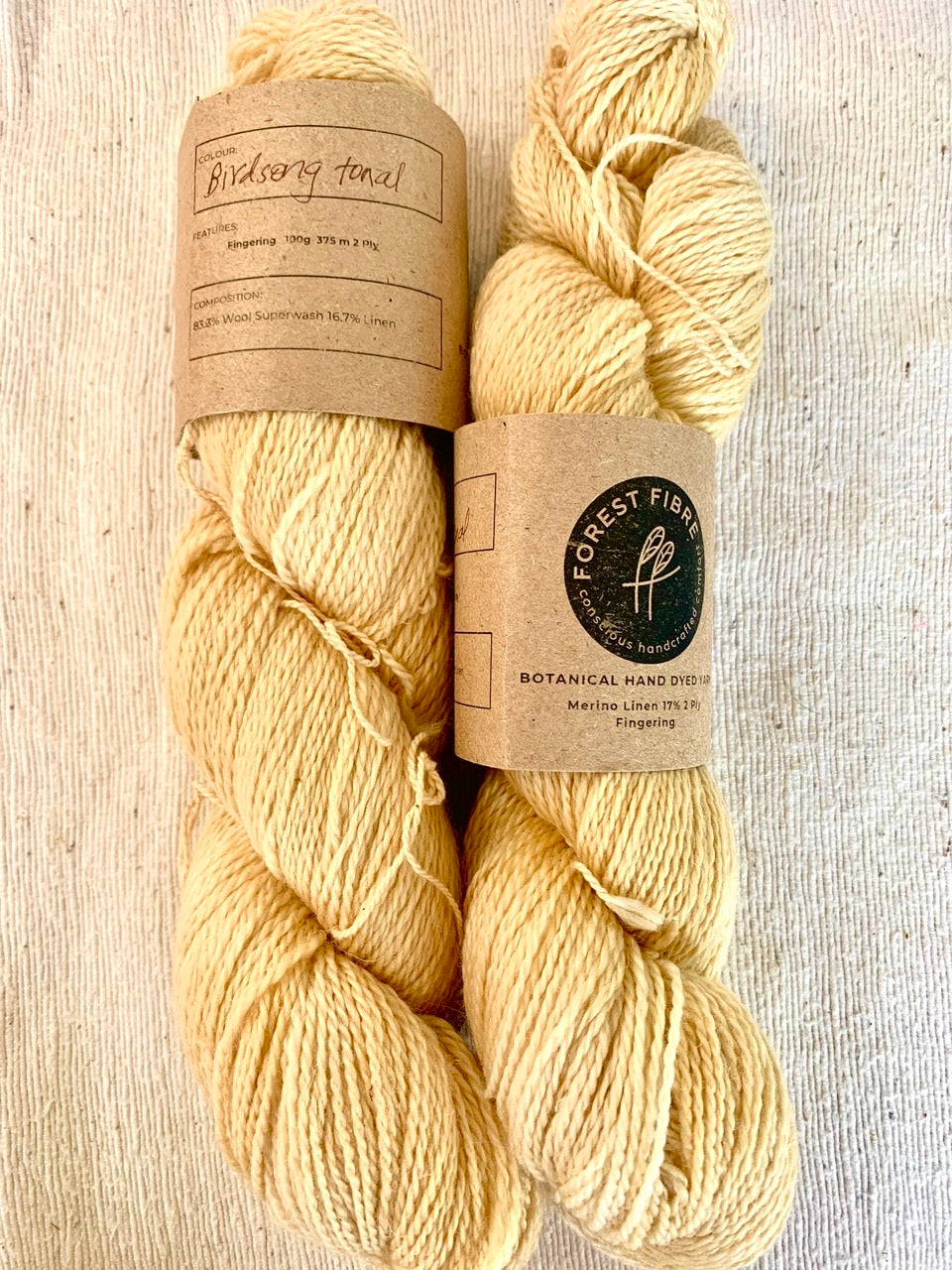 Fingering Merino Linen 2Ply
