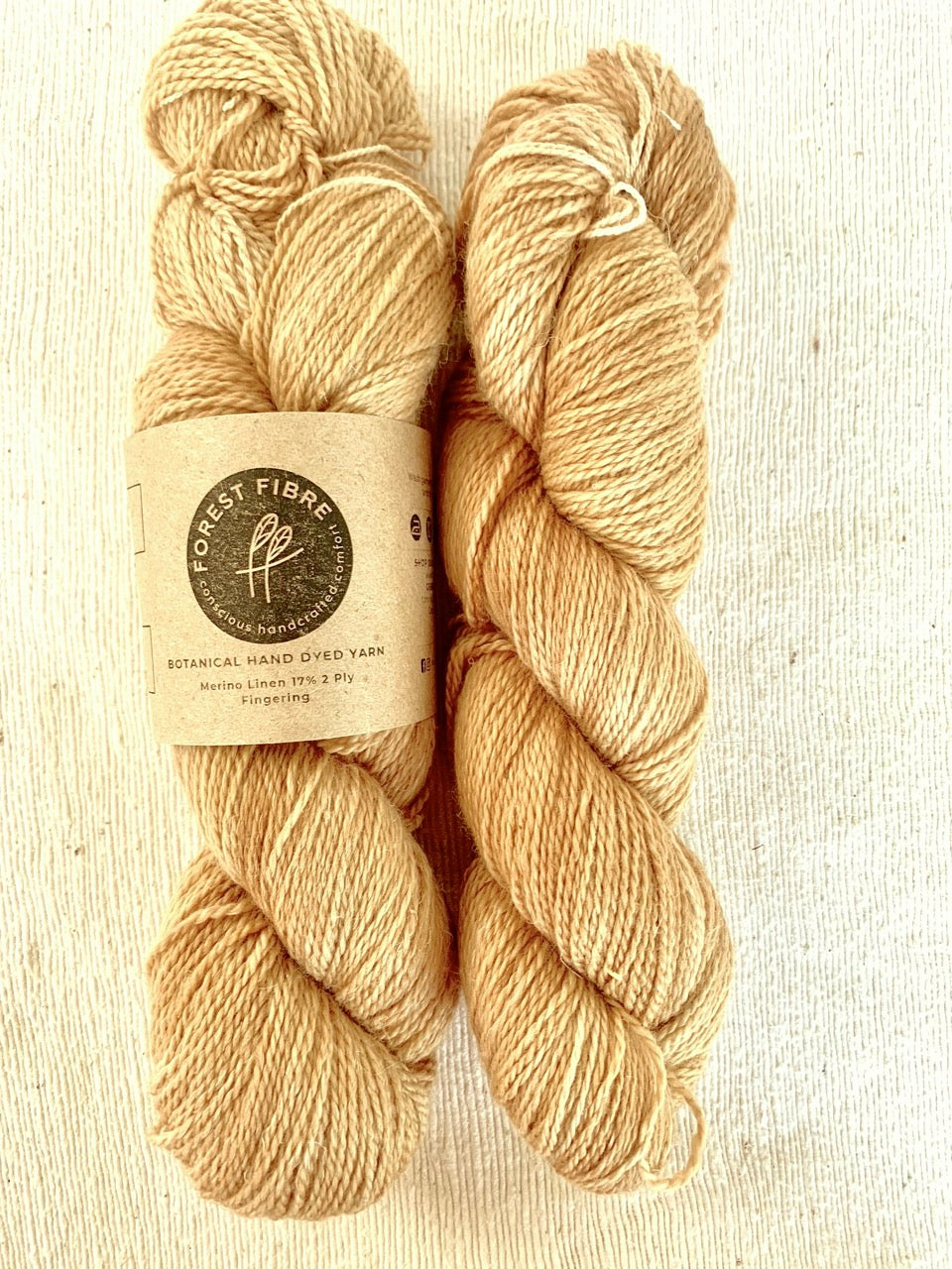 Fingering Merino Linen 2Ply